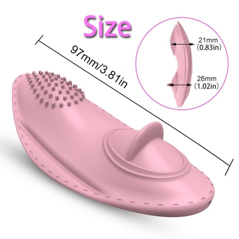 Wibrator-Strap on Vibrator 01 -Pink