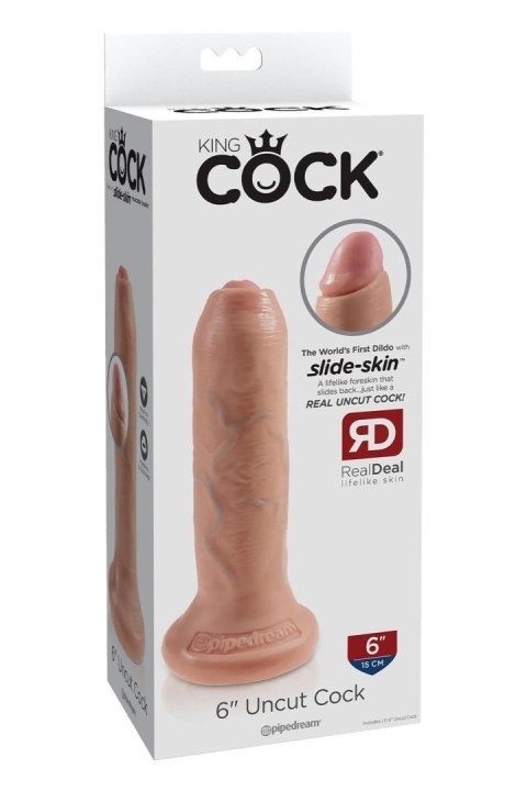 KING COCK 6 INCH UNCUT LIGHT