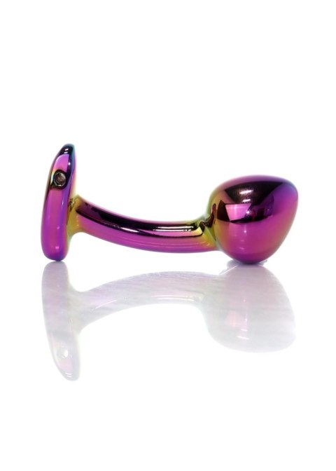 Plug, korek analny-Jewellery Multicolour Curved plug, korek analny- M