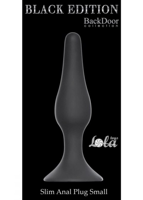 Plug-Slim Anal Plug Small Black