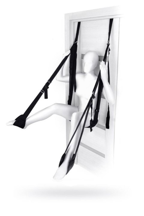 Anonymo Sex swing on the door , nylon, black