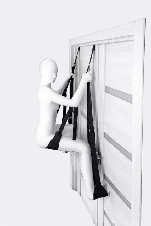 Anonymo Sex swing on the door , nylon, black