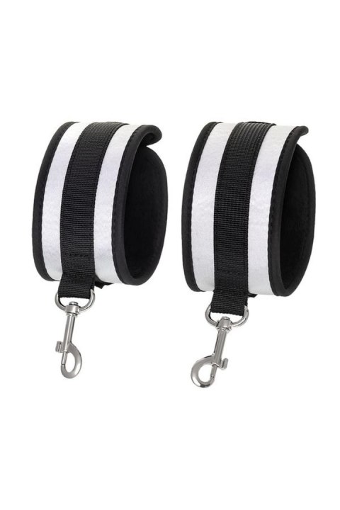 Anonymo anclecuffs, polyester, silver, 28.5 cm