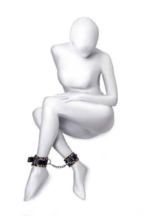 Anonymo handcuffs, PU leather, print, 27 cm