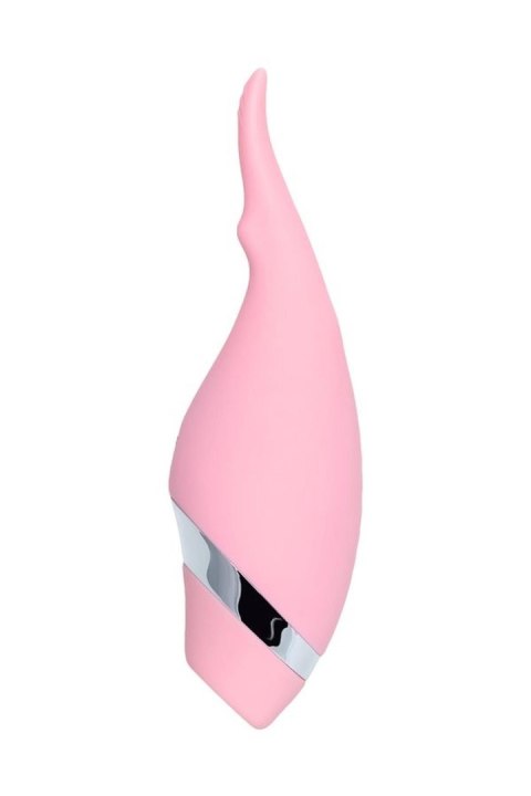 Multifunctional erogenous zone stimulator Flovetta by Toyfa DAHLIA, silicone, pink, 14 cm