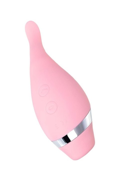 Multifunctional erogenous zone stimulator Flovetta by Toyfa DAHLIA, silicone, pink, 14 cm