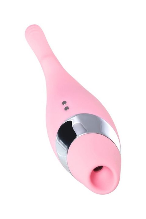 Multifunctional erogenous zone stimulator Flovetta by Toyfa DAHLIA, silicone, pink, 14 cm