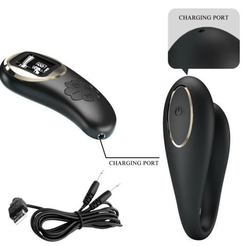 WIBRATOR - Nathan, Wireless remote control 9 speed levels 10 vibration functions, ABS Silicone , USB rechargeable