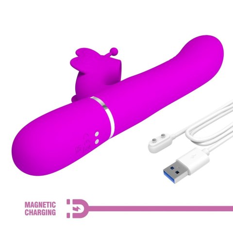 Pretty Love Butterfly Clit Vibrator Pink