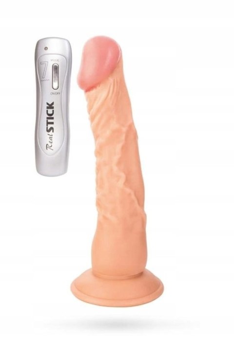 RealStick TOYFA Nude realistic Vibrator, 7 vibration modes, 22.5 cm