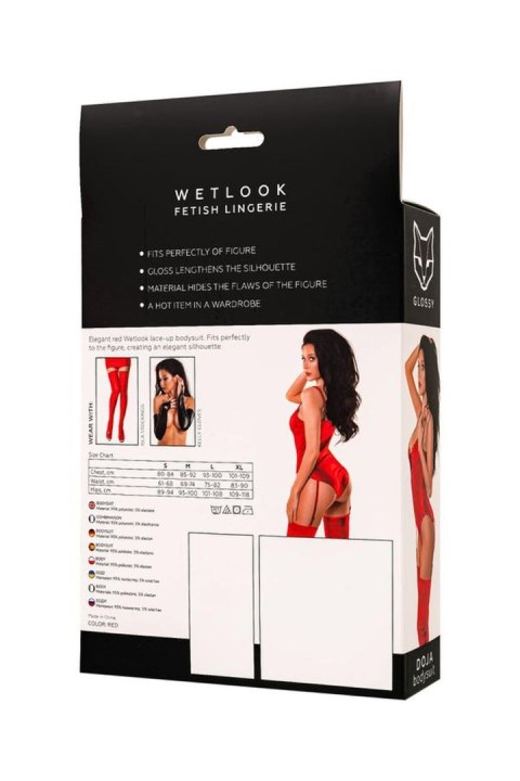 Wetlook Doja bodysuit - red XL