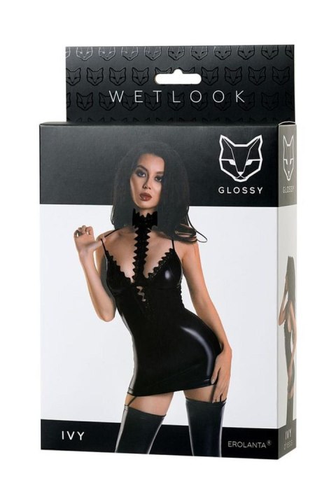 Wetlook dress IVY - black M