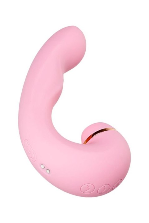 JOS Multifunctional clitoral stimulator JUNA, pink, 15 cm