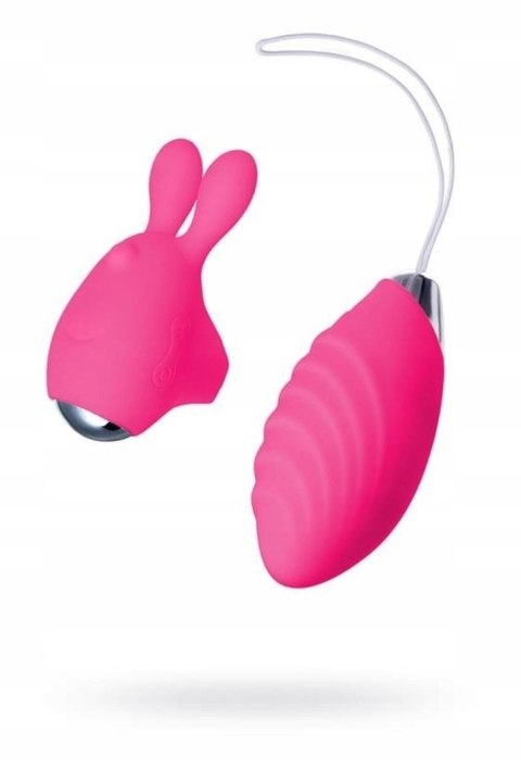 JOS VITA finger vibrating egg and vibrating attachment, silicone, pink, 8.5 and 8 cm