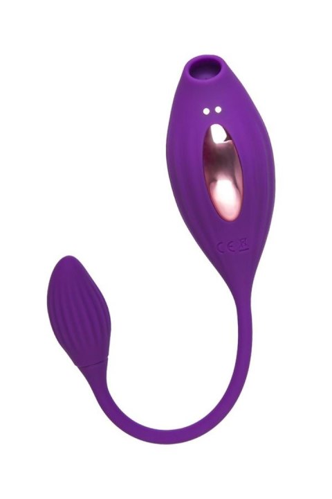 JOS Vacuum clitoris stimulator Ginny, silicone, purple, 31 cm