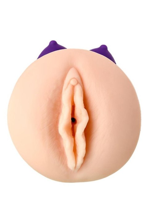 JOS YARA, Masturbator double-sided, TPR, fleshy, 17.5 cm