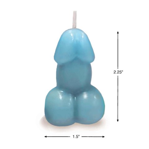 Eden's Candle - Vanilla Scented Penis - Blue