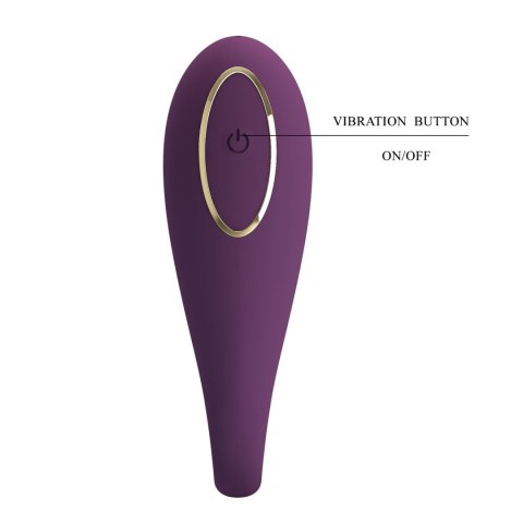 PRETTY LOVE - August, Mobile APP Long-distance Control 12 vibration functions, ABS Silicone, USB rechargeable