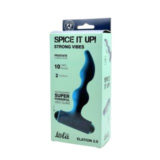 Anal Plug, korek analny with Rechargeable Bullet Spice it Up Elation 2.0