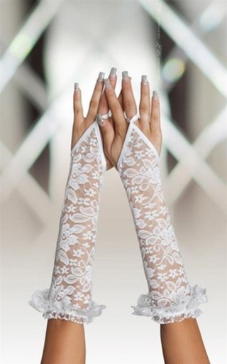 Gloves 7708 - white S/L