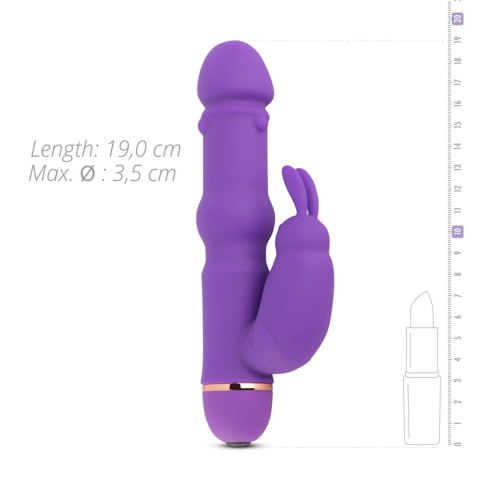 Teazers Silicone Wibrator króliczek, rabbit wibrator - Purple