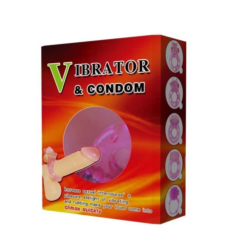 BAILE - Cockring VIBRATOR & CONDOM