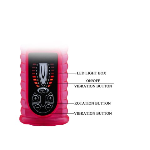 BAILE- Pleasurizer Legend toyz, 8 vibration functions 8 rotation functions