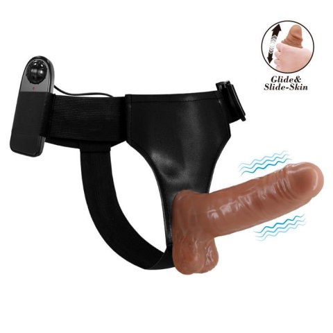 BAILE- Ultra Passionate Harness Realdeal Penis 6.2'' Brown