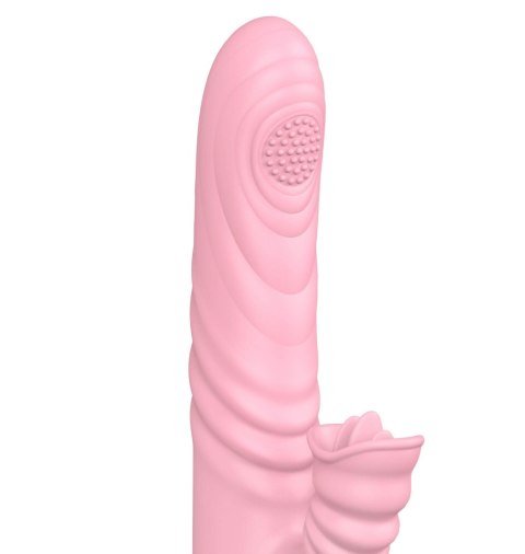 Wibrator-Angelia, USB 3 functions of thrusting / 20 vibrations Flesh