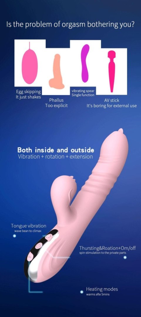 Wibrator-Fairy USB 3 functions of thrusting / 20 vibrations