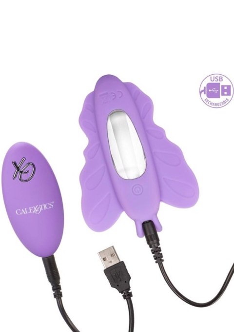 Butterfly Remote Rocking Penis Purple