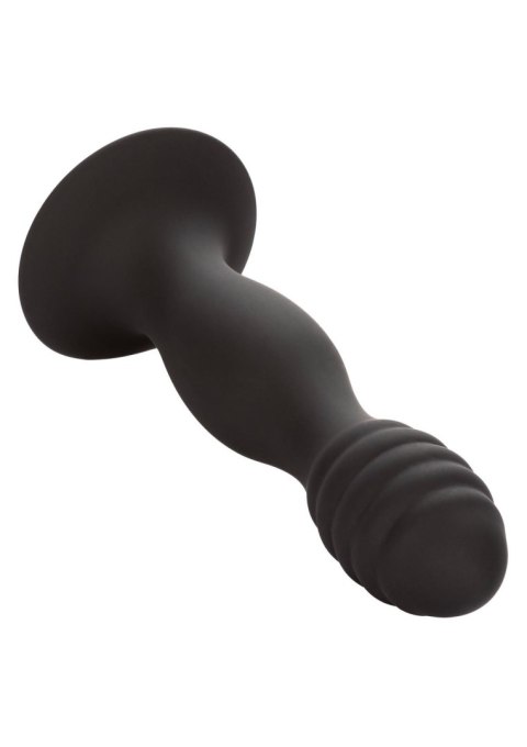 Ribbed Anal Stud Black