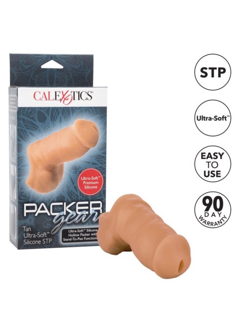 Soft Silicone Stand-To-Pee Caramel skin tone