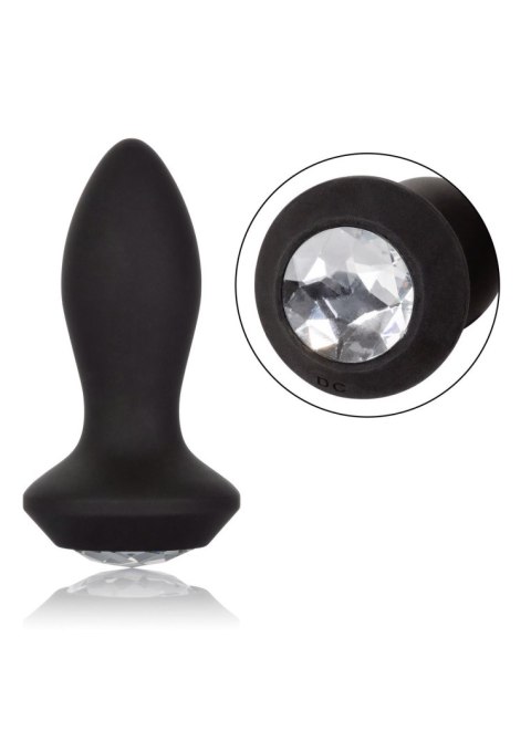 Vibrating Petite Crystal Probe Black