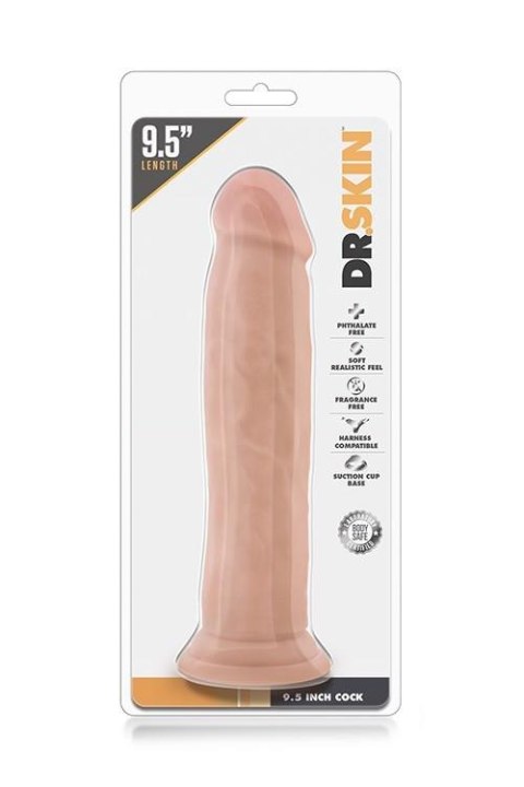 DR. SKIN 9.5INCH COCK VANILLA