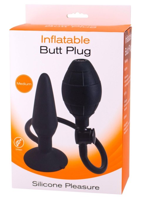 Inflatable Butt Plug M Black