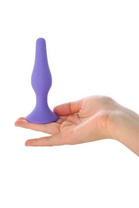 A-TOYS, Anal Plug, Silicone, Purple, 10.2 cm