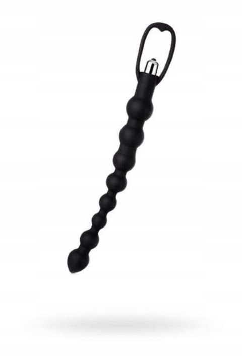 A-TOYS, Anal Vibration Chain, Silicone, Black, 34 cm