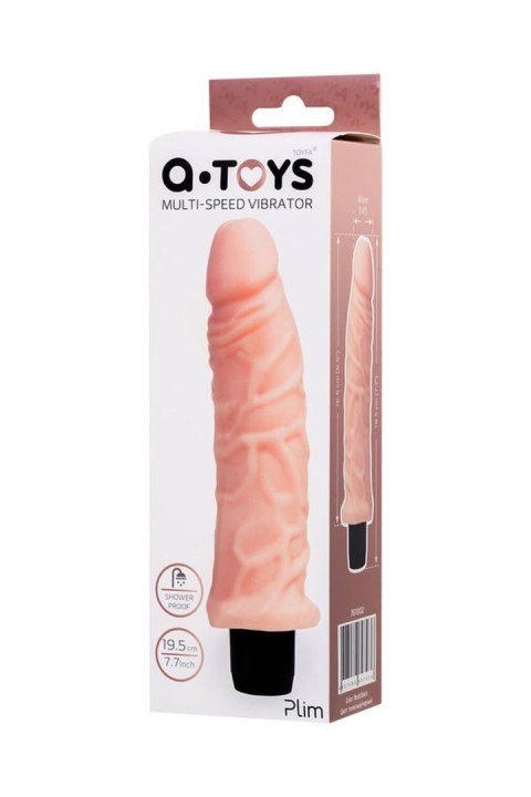 A-TOYS, Realistic Multi-Speed vibrator,, TPE, vibration modes, 16.5 cm