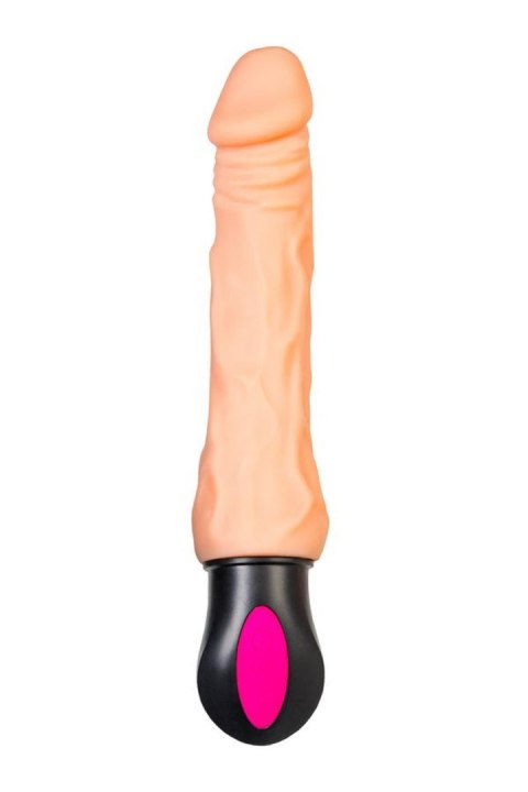 A-TOYS Realistic Vibrator with heating, TPE, 12 Modes, bendable, recharble