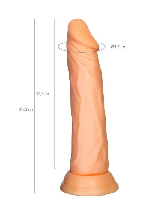 A-TOYS Realistic dildo Toon, TPE, nude, 17,5 cm