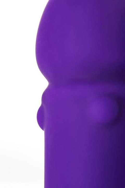 A-TOYS, Vibrator with clitoral stim, Silicone, Purple, 18 cm