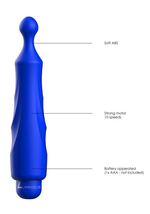 Dido - ABS Bullet With Sleeve - 10-Speeds - Royal Blue