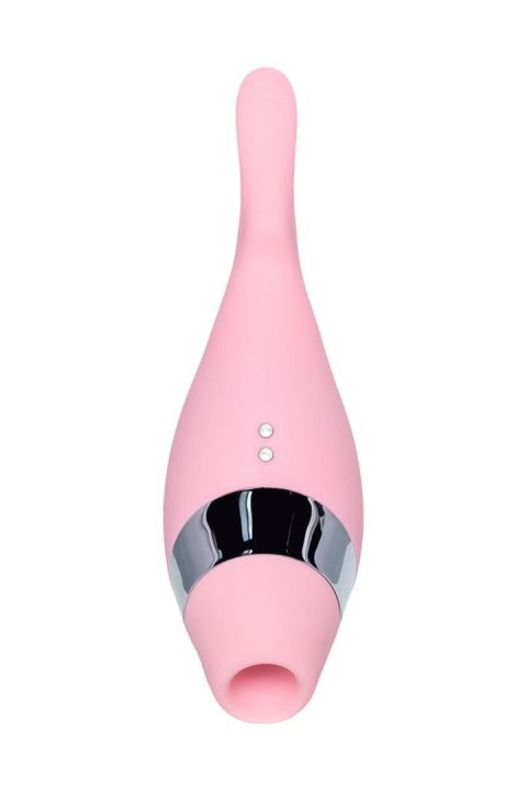 Multifunctional erogenous zone stimulator Flovetta by Toyfa DAHLIA, silicone, pink, 14 cm