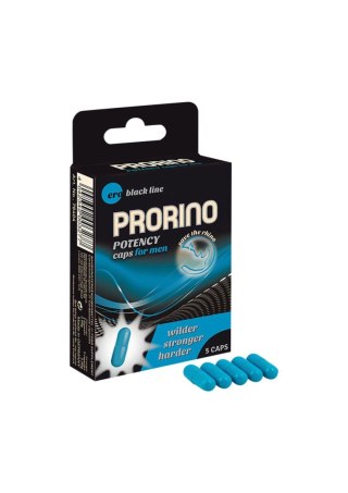 Supl.diety-PRORINO Men- 5pcs black line Potency Caps