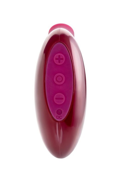 TOYFA A-Toys Myrty Clitoral Vacuum Stimulator, burgundy, 9.8 cm