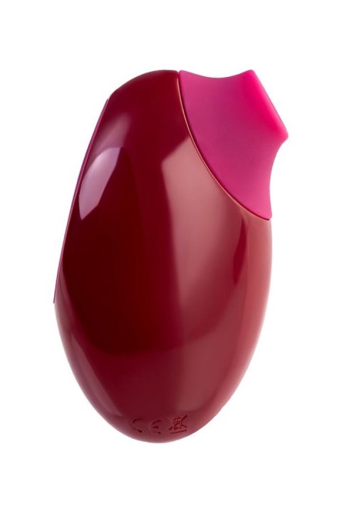 TOYFA A-Toys Myrty Clitoral Vacuum Stimulator, burgundy, 9.8 cm