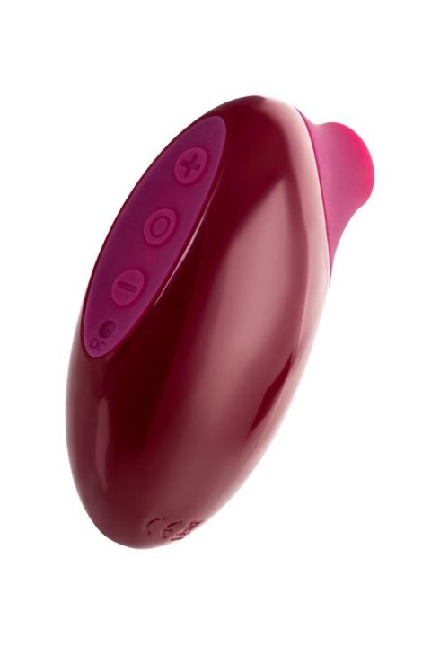 TOYFA A-Toys Myrty Clitoral Vacuum Stimulator, burgundy, 9.8 cm