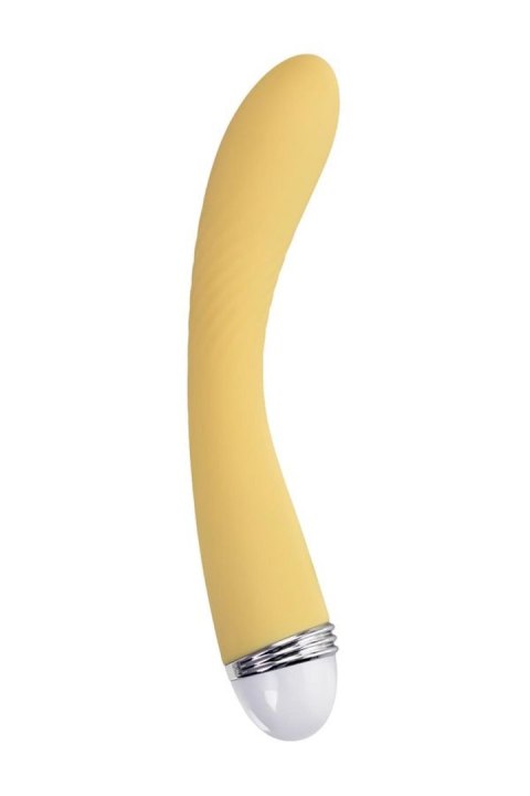 Vibrator Flovetta by Toyfa Calla, silicone, yellow, 22 cm