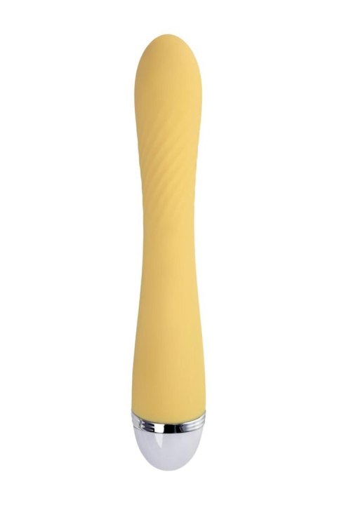 Vibrator Flovetta by Toyfa Calla, silicone, yellow, 22 cm